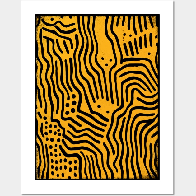 Bongo - solid yellow version Wall Art by bulografik
